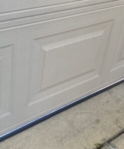 M-D Building Products 87668 18-Feet Universal Aluminum and Rubber Garage Door Bottom, Black 60 71iZcfAIgWL