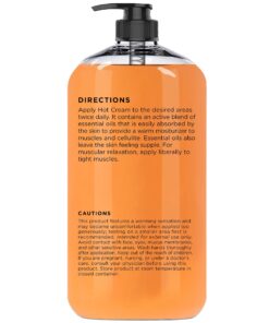 MAJESTIC PURE Hot Cream | Skin Tightening Sweat Cream, Cellulite Cream for Thighs and Butt | Moisturizing Cream for Women & Men | 9 Oz 23 71ia0QuJWbL