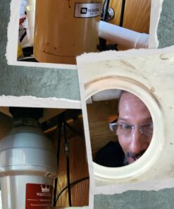 Waste King 1 HP Garbage Disposal with Power Cord, Food Waste Disposer for Kitchen Sink, L-8000 33 71ia2eZGTL