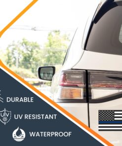 Magnet Me Up Thin Blue Line American Flag Magnet Decal, 4x6 Inch, Heavy-Duty Automotive Magnet for Car, Truck, SUV, Show Your Support for Police and Law Enforcement Officers, Made in The USA 21 71ia86UnyNL
