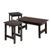 Sauder Beginnings Table Set, L: 35.32" x W: 19.45" x H: 17.17", Cinnamon Cherry 69 71ib2 kor0L
