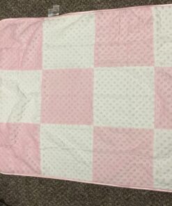 Spasilk Minky Raised Dot Baby Blanket with Satin Trim — Double Layer Blanker for Baby Girls, Baby Boys 30" x 40" Pink 26 71ib6s5q8cL