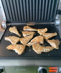 Breville BGR820XL Smart Grill, Electric Countertop Grill, Brushed Stainless Steel., 14" x 14" x 5 3/4" Adjustable,Grill 46 71ibkcxJF6L