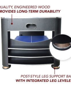 Triple Threat 6-ft 3-in-1 Multi Game Table with Billiards, Air Hockey, and Table Tennis 28 71ic1o5eXaL