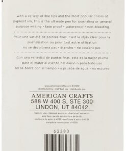 American Crafts Precision Pen 5 Pack by | Black | variety of tips including .01, .03, .05, and .08 4 71icfbbJoAS