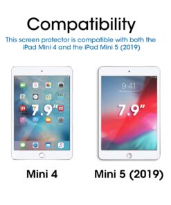 Alternative view of amFilm Screen Protector for iPad Mini 5/iPad Mini 4, Tempered Glass, 1 Pack