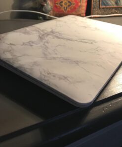 MOSISO Compatible with MacBook Air 13 inch Case (Models: A1369 & A1466, Older Version 2010-2017 Release), Plastic Pattern Hard Shell Case & Keyboard Cover & Screen Protector, White Marble 56 71ig2FAqlZL