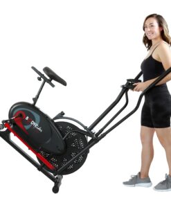 Body Rider Elliptical Machine and Stationary Bike with Seat and Easy Computer, Dual Trainer 2-in-1 Cardio Exercise Machine, Home Gym, Workout Equipment BRD2000, Black & grey, One Size 33 71ihdqtCnbL 1