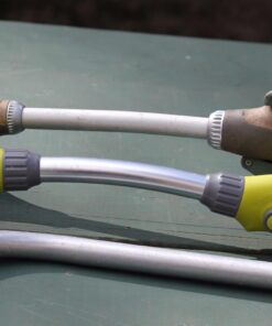 The Relaxed Gardener Watering Wand - 15" Garden Hose Nozzle Sprayer 8 Adjustable Spray Patterns and Thumb Control Shut Off Valve 36 71ijAPtnI2L