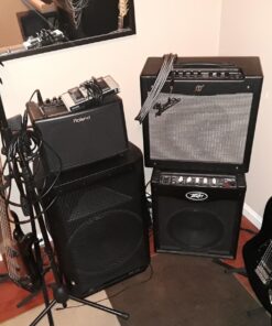 Alternative view of Roland AC-33 Acoustic Chorus Battery-powered 30-Watt Guitar Amplifier, Black 30 Watt