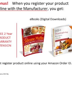 Alternative view of Silicone Texas Muffin Pans and Cupcake Maker, 6 Cup Jumbo, Set of 2, Professional Use Muffin Pan Jumbo 6 Cup 2PCS