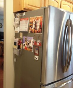 Design Ideas Mesh Magnet Organizer, Silver (351889) Divided 11 71ikHYAjPrL 1