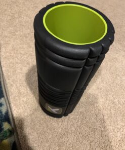 TriggerPoint Grid Patented Multi-Density Foam Massage Roller (Back, Body, Legs) for Exercise, Deep Tissue and Muscle Recovery - Relieves Muscle Pain & Tightness, Improves Mobility & Circulation (13") Black Original (13-Inch) 33 71ikUFtmQ7L