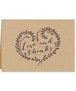 Kraft Thank You Note Card Assortment Pack - Set of 36 Cards - 6 Designs Blank Inside - with Kraft envelopes (53513) Kraft Pack 9 71ikklwBzAL