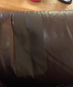 MastaPlasta Original Self-Adhesive Leather Repair Patch - Mid-Brown 11" x 8" (28 x 20 cm), Instant Upholstery-Quality Scratch & Tear Repair for Sofas, Car Interiors, Bags, Vinyl & More C Mid-Brown Leather 41 71ilS5HCVVL