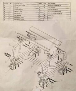 ECOTRIC Watercraft PWC Dolly Boat Jet Ski Stand Storage Trailer Watercraft Cart Watercraft Dolly PWC Dock Slipway Cart Adjustable Bunks W/ 4 Casters and 2 Brakes 1000lb Capacity 40 71imSda5S0L