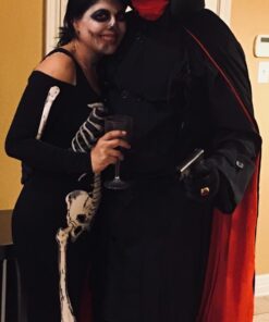 54" Fully Lined Deluxe Vampire Cape - Halloween Costume Black Cape 19 71inFtUPfSL