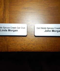 Business Name Tag/ID Badge Custom Engraved, Magnet, Pin, Screws or Tape - Size Choices - Lasercrafting Name Badges and Name Tags for Classroom, Business, Office 29 71inO52FCRL