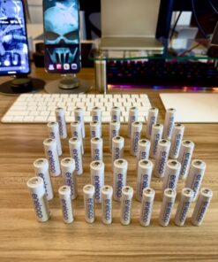 Panasonic BK-4MCCA8BA eneloop AAA 2100 Cycle Ni-MH Pre-Charged Rechargeable Batteries, 8-Battery Pack 8 Count (Pack of 1) 34 71ioUpGvMPL