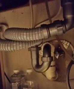 Snappy Trap 1 1/2" All-In-One-Drain Kit for Double Bowl Kitchen Sinks Original version 34 71ioyFqRx4L