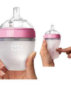 Comotomo Natural Feel Bundle - 2 Items (Pink, 5oz + 8oz) Pink 17 71ipsOP4cnL