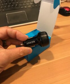 Anker 24W 4.8A Car Charger, 2-Port Ultra-Compact PowerDrive 2 Elite with PowerIQ Technology and LED for iPhone XS/Max/XR/X/8/7/6/Plus, iPad Pro/Air/Mini, Galaxy Note/S Series, LG, Nexus, HTC, and More Black 76 71iqzvbNgdL