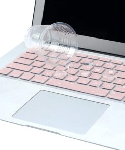 MOSISO Silicone Keyboard Cover Compatible with MacBook Air 13 inch A1466 A1369 2010-2017&Compatible with MacBook Pro 13/15 inch (with/Without Retina Display, 2015 or Older Version), Rose Quartz 26 71iriLr4iIS