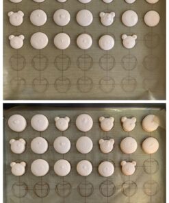 Premium Silicone Baking Mat for Macarons - Professional Fiberglass Baking Liner - Reusable Non-Stick Pastry Mat 41 71isCwbG6cL