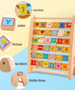 Alternative view of Hape Alphabet Abacus, L: 10, W: 4.7, H: 12.6 inch