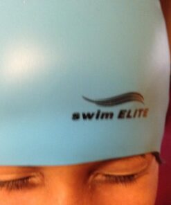 Reversible Silicone Swim Cap, Waterproof 2-in-1 Swimming Caps for Men and Women with Carry Bag, Flexible Adult Swimmers Cap for Short and Medium Length Hair Red/White 17 71istiugXjL