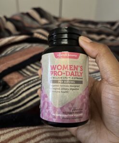 Vitamin Bounty Women's Pro Daily - Vaginal Probiotic & Prebiotic & pH Balance, Probiotics for Women Vaginigal Health, 10 Billion CFUs Per Serving with Cranberry, Gluten-Free - 60 Capsules 60 Count (Pack of 1) 42 71iu3Z6gHdL 1