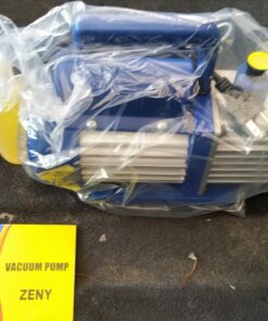 ZENY 3,5CFM Single-Stage 5 Pa Rotary Vane Economy Vacuum Pump 3 CFM 1/4HP Air Conditioner Refrigerant HVAC Air Tool R410a 1/4" Flare Inlet Port, Blue 49 71iu9dlfyL