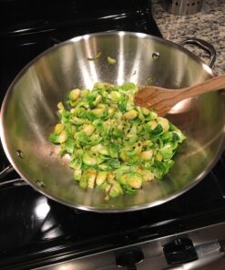 Cooks Standard Wok Multi-Ply Clad Stir Fry Pan, 13" with High Dome lid, Silver 73 71iuCj6OSLL