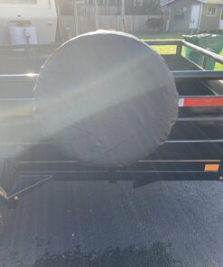 Moonet PVC Leather Spare Tire Wheel Cover for Car Truck SUV Camper Trailer Universal Fit RV JP FJ, R15 Black (for Overall Wheel Diameter 27-29 inch) 15 inch for Tire Diameter 27"-29" 46 71iubsqTPrL