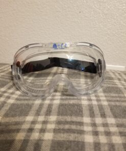 Neiko Pro 53875B Clear Protective Lab Safety Goggles, Chemistry Lab Goggles, Scientific, Construction Goggles, Contractor, Woodworking, Anti-Fog and Splash, Includes Indirect Vent for Men and Women 38 71iv0DSOqiL