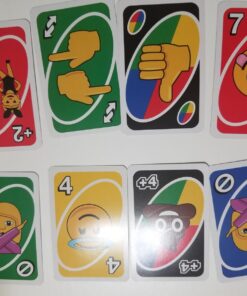 Mattel Games UNO Emoji Card Game, Gifts for Kids and Adults, Family Game, Hilarious Emojis 27 71ivF7qWRrL
