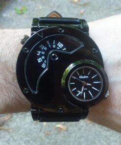 New Russian Aviator Pilot Army Military Sports Quartz Mens Wrist Watch Dual Time 63 71ivc22oOjL