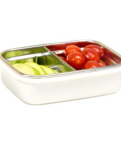 Innobaby Keepin' Fresh Stainless Steel Divided Bento Snack Box with Lid for Kids and Toddlers BPA Free, 11 oz., Blue 18 71ivokMAljL