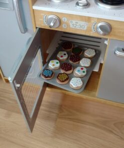 Melissa & Doug Slice and Bake Wooden Cookie Play Food Set - Pretend Cookies And Baking Sheet, Wooden Play Food Set, Toy Baking Set For Kids Ages 3+ 36 71iwP1sACIL 1