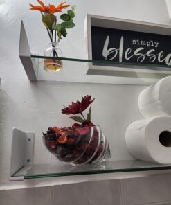 Hosley Glass Shell Vase 8 Inches Long Ideal Gift for Weddings Spa Aromatherapy Flower Arrangements Bowl for Orbs DIY Craft Projects LED Votive Candle Gardens O9 26 71ixpEulowL