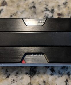 ROCO MINIMALIST Aluminum Slim Wallet RFID BLOCKING Money Clip - No.2 Black 64 71ixprp6tBL