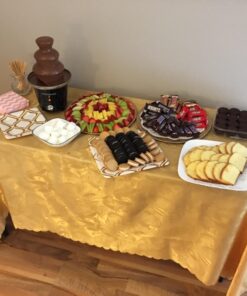 Nostalgia 3 Tier Electric Chocolate Fondue Fountain Machine for Parties - Melts Cheese, Queso, Candy, and Liqueur - Dip Strawberries, Apple Wedges, Vegetables, and More - 24-Ounce - Black, Small Black Chocolate Fountain 14 71ixv8i3RhL