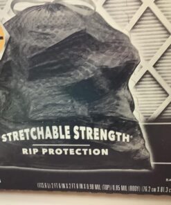 Glad Large Drawstring Trash Bags, ForceFlex 30 Gallon Black Trash Bags, 50 Count 50 Count (Pack of 1) 30 71iy T5JXvL