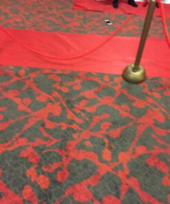Beistle Red Rope Stanchion Set Awards Night Decorations, VIP Party, Red/Bronze (Plastic) 29 71iyLMPAkL