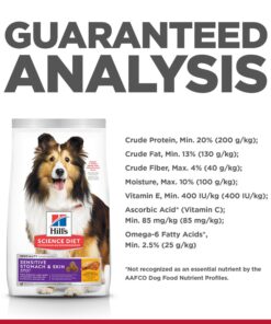 Hill's Science Diet Dry Dog Food, Adult, Sensitive Stomach & Skin, Chicken Recipe, 30 lb. Bag Chicken & Barley 30.00 Pound (Pack of 1) 30 71iywHcthXL 2
