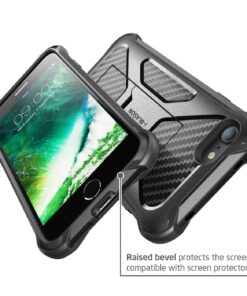 i-Blason Case for iPhone SE 2020 / iPhone 7/8, Transformer Kickstand iPhone 8 2017 Release Heavy Duty Dual Layer Combo Holster Cover Case with Locking Belt Swivel Clip (Black) 6 71iz0LHRJPL