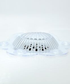 SlipX Solutions Stop-A-Clog Drain Protectors Trap Hair, 2 Hair Catchers Per Package (Plastic, 5 inch Diameter, Clear) 18 71izR0EvNJL