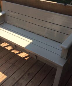 Premiere Products 5RCATA Tan Convert A Bench, Approximate Size: Table 27" H x 14" D 31" H x 58" L Seat 17" H x 14" D Weighs 38 lbs 28 71izZgQEJL