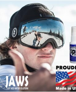 Jaws Quick Spit Anti-Fog Spray for Swim Goggles, Eye Glasses, Snorkel Mask, Scuba Divers, and Safety Eyewear, Made in The USA 1 Ounce (Pack of 1) 16 71j UNn7fML