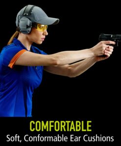 Peltor Sport RangeGuard Electronic Hearing Protector, NRR 21 dB, Ear Protection for the Range, Shooting and Hunting, Gray 37 71j1336tzoL